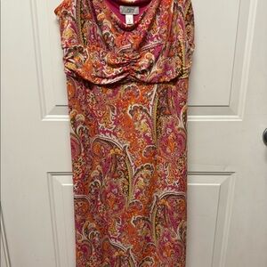 LOFT | Paisley Dress - Size 14
